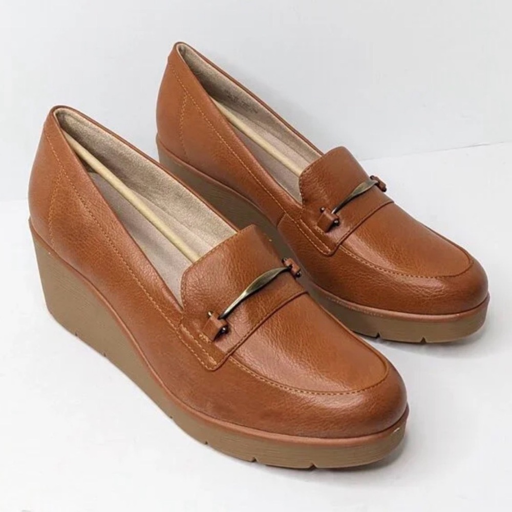 Soul Naturalizer Achieve Wedge Loafers, Tan Size 11